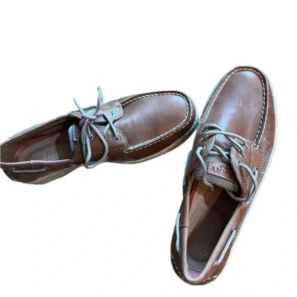 NEW SPERRY Top Sider BILL FISH 3 eyelet Boat Shoe Sz 10 wet dry traction - Picture 7 of 11